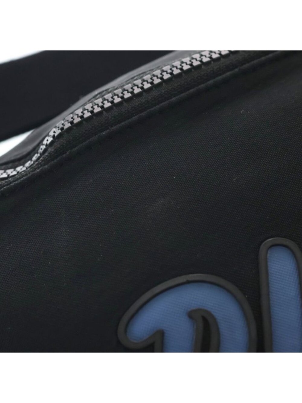 Dior Kaws Nylon Waist Bag Pouch Logo Hachi Black View 6